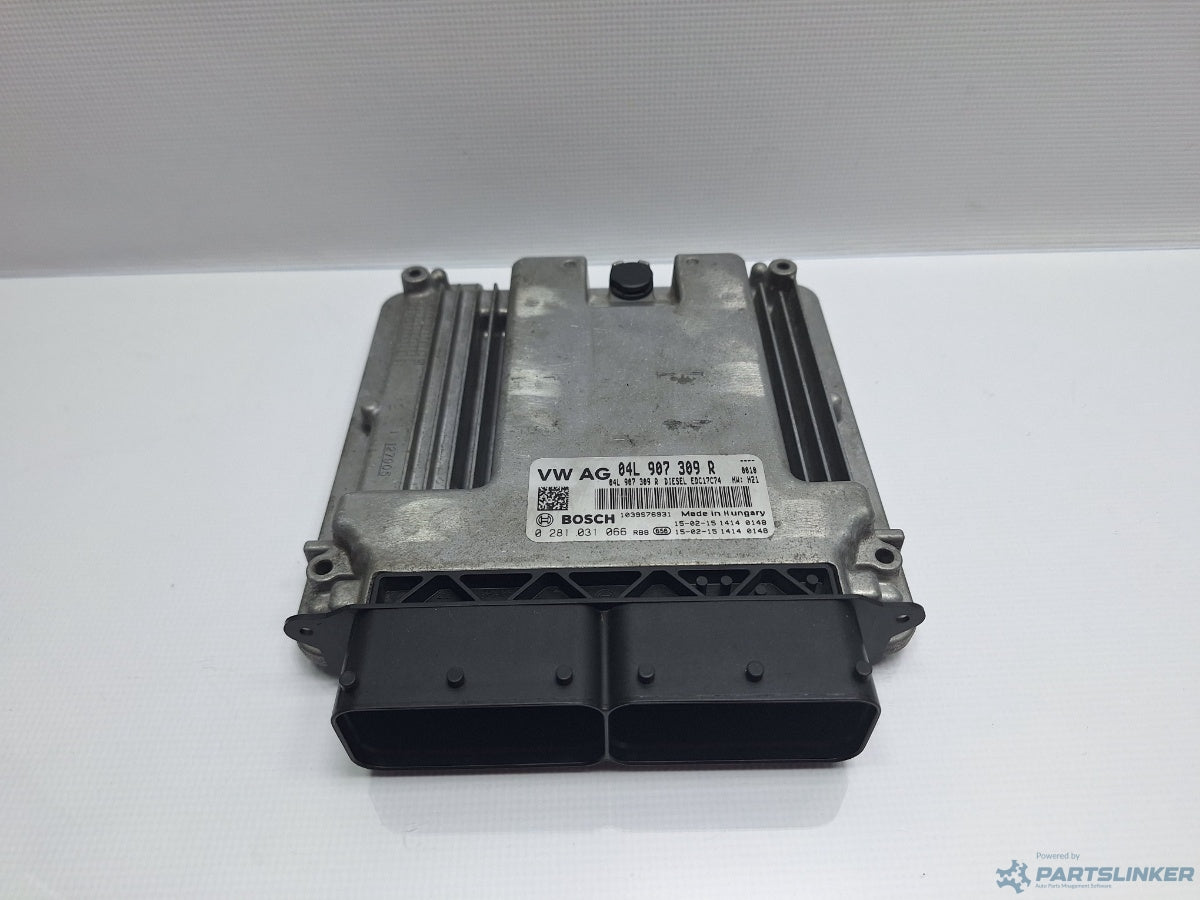 Calculator ECU motor VOLKSWAGEN PASSAT Variant (3G5) [ 2014 - > ] TDI (CRLB, DBGA, DFGA) 110KW|150HP BOSCH 0281031066 04L907309R