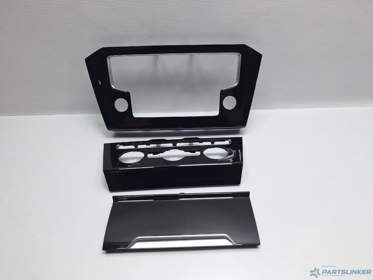 Rame piano black plansa bord VOLKSWAGEN PASSAT Variant (3G5) [ 2014 - > ] TDI (CRLB, DBGA, DFGA) 110KW|150HP OEM 3G2858069E , 3G2864536