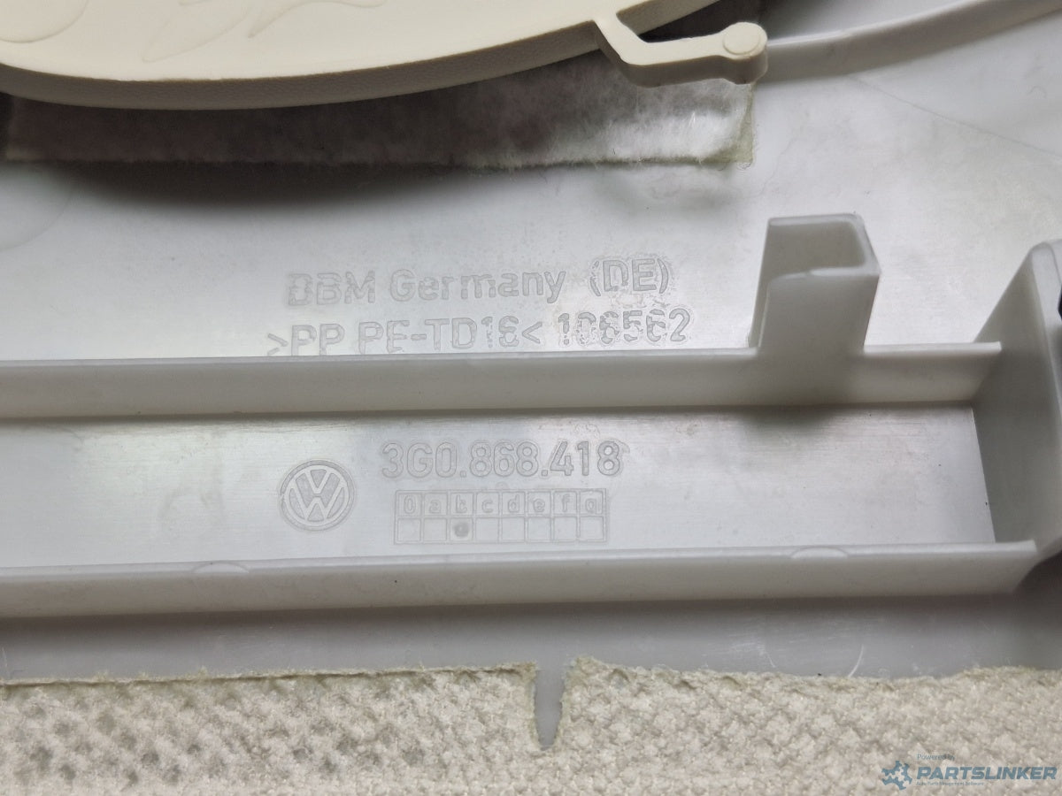 Ornament stalp centura dreapta VOLKSWAGEN PASSAT Variant (3G5) [ 2014 - > ] TDI (CRLB, DBGA, DFGA) 110KW|150HP 3G0868418