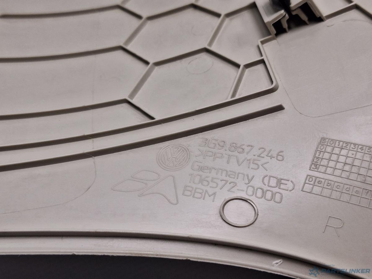 Ornament stalp portbagaj dreapta VOLKSWAGEN PASSAT Variant (3G5) [ 2014 - > ] TDI (CRLB, DBGA, DFGA) 110KW|150HP OEM 3G9867246