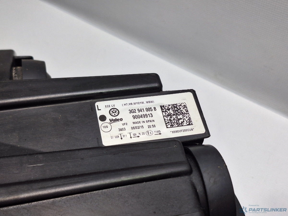 Far halogen stanga VOLKSWAGEN PASSAT Variant (3G5) [ 2014 - > ] TDI (CRLB, DBGA, DFGA) 110KW|150HP 3G2941005B