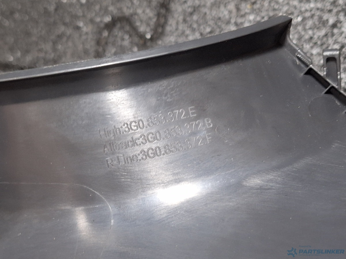 Ornament prag dreapta VOLKSWAGEN PASSAT Variant (3G5) [ 2014 - > ] TDI (CRLB, DBGA, DFGA) 110KW|150HP 3G0853372E