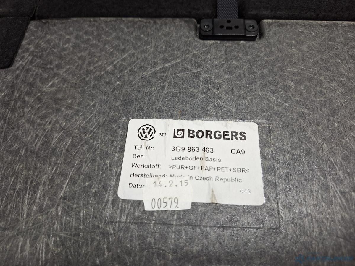 Mocheta portbagaj VOLKSWAGEN PASSAT Variant (3G5) [ 2014 - > ] TDI (CRLB, DBGA, DFGA) 110KW|150HP OEM 3G9863463