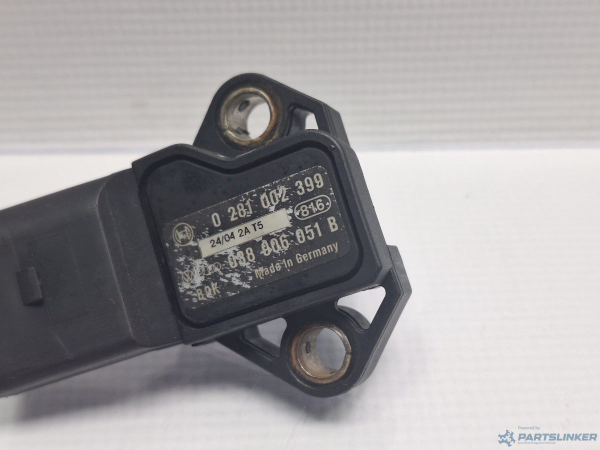 Senzor MAP VOLKSWAGEN GOLF V (1K1) [ 2003 - 2009 ] TDI (BKC, BLS, BXE) 77KW|105HP BOSCH 0281002399 038906051B