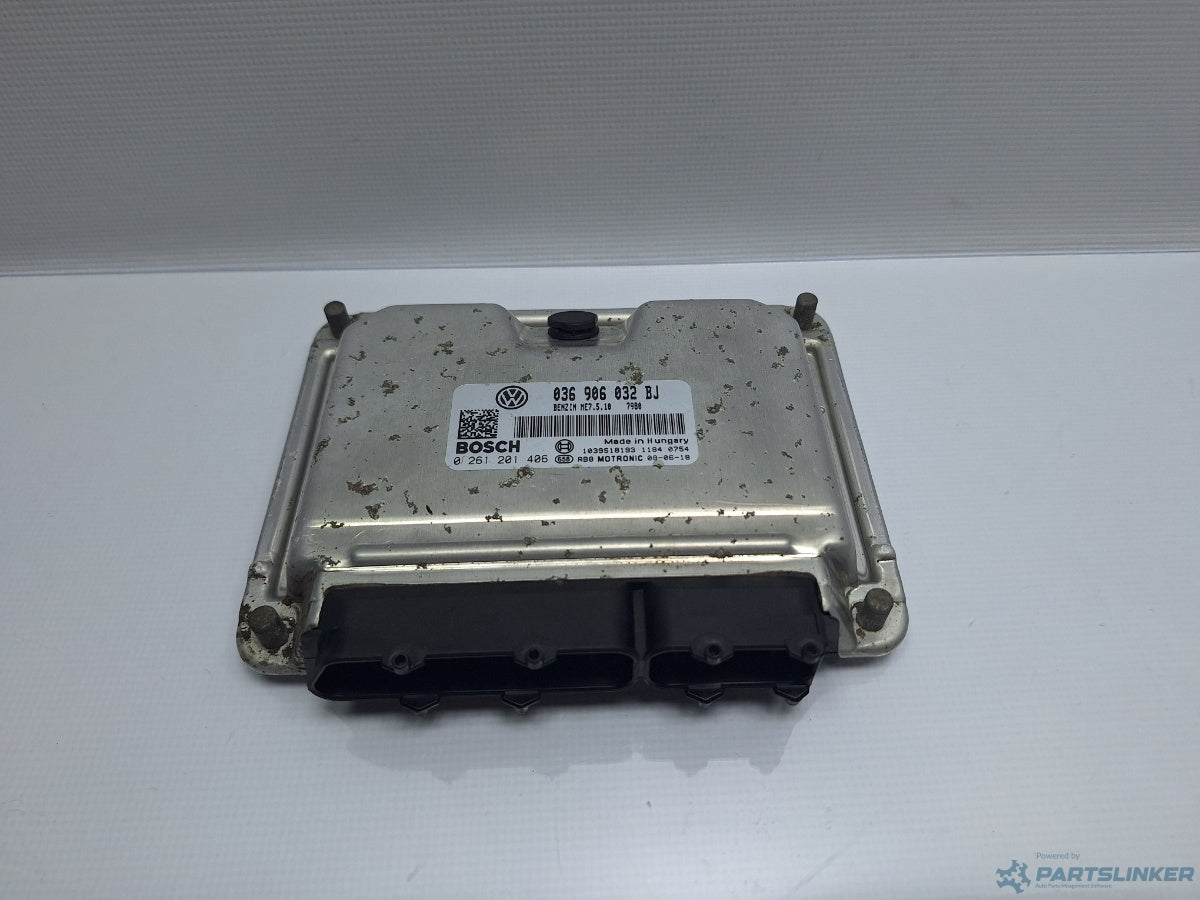 Calculator ECU SKODA OCTAVIA (1U2) [ 1996 - 2010 ] 16V (AXP, BCA) 55KW|75HP BOSCH 0261201406 036906032BJ