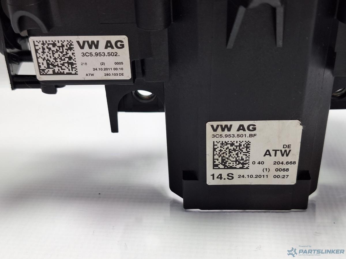 Bloc manete VOLKSWAGEN PASSAT CC (357) [ 2008 - 2012 ] TDI (CBAB, CFFB) 103KW|140HP OEM 3C5953501BF , 3C5953502