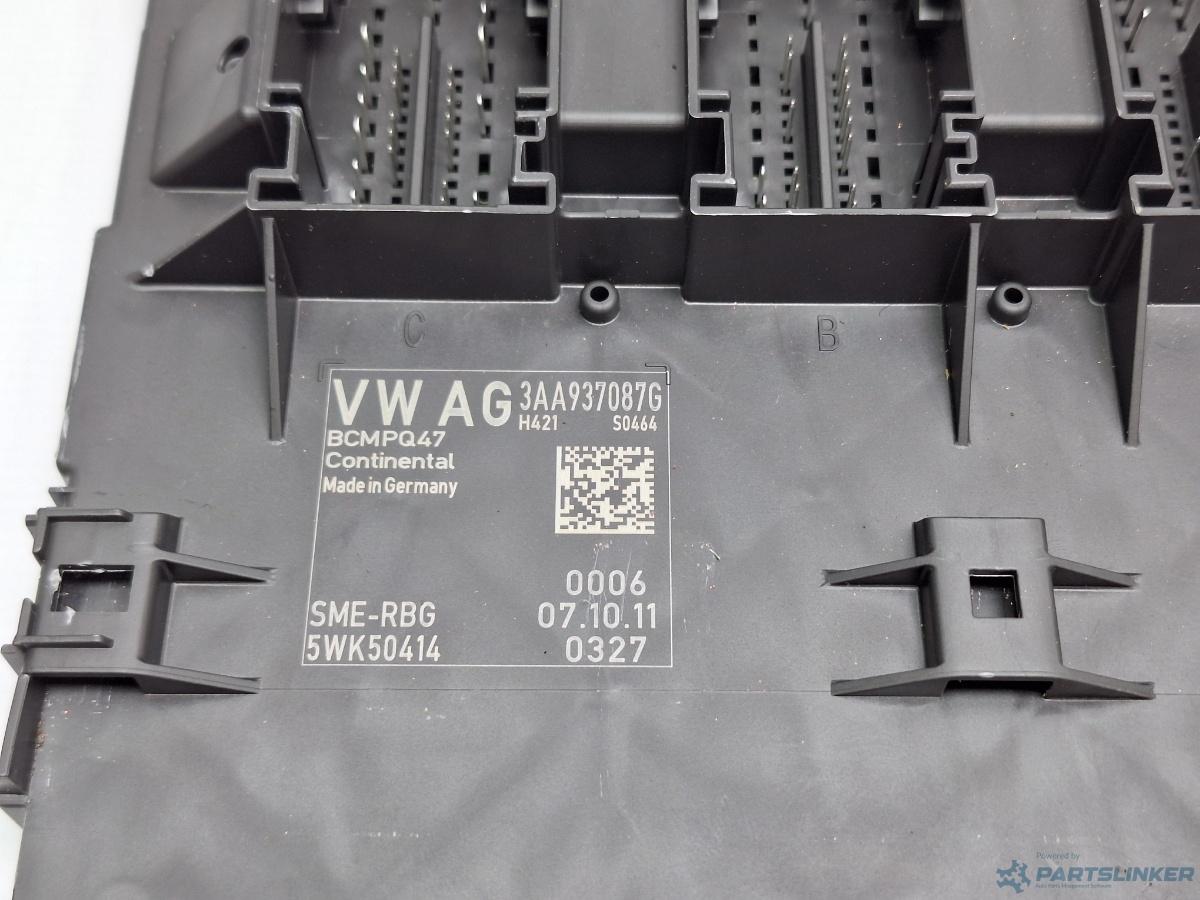 Modul BCM VOLKSWAGEN PASSAT CC (357) [ 2008 - 2012 ] TDI (CBAB, CFFB) 103KW|140HP Continental 5WK50414 OEM 3AA937087G