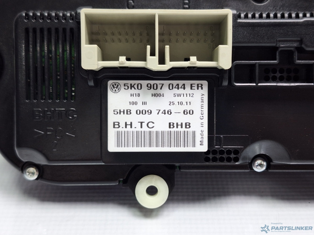 Panou comanda AC VOLKSWAGEN PASSAT CC (357) [ 2008 - 2012 ] TDI (CBAB, CFFB) 103KW|140HP 5K0907044ER