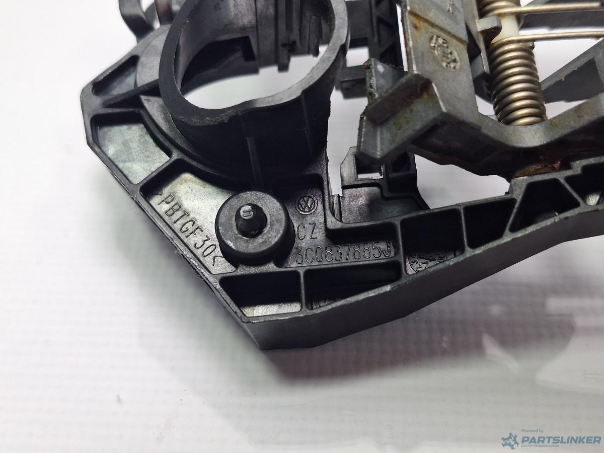 Maner/suport exterior portiera spate stanga VOLKSWAGEN PASSAT CC 357 2008 - 2012 TDI CBAB, CFFB 3C0837885J , 3C8839885