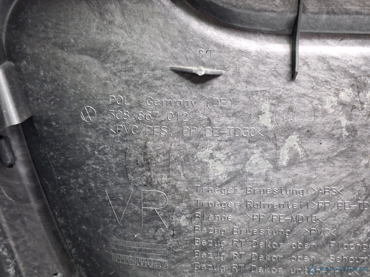 Panou usa dreapta fata VOLKSWAGEN PASSAT CC (357) [ 2008 - 2012 ] TDI (CBAB, CFFB) 103KW|140HP 3C8867012