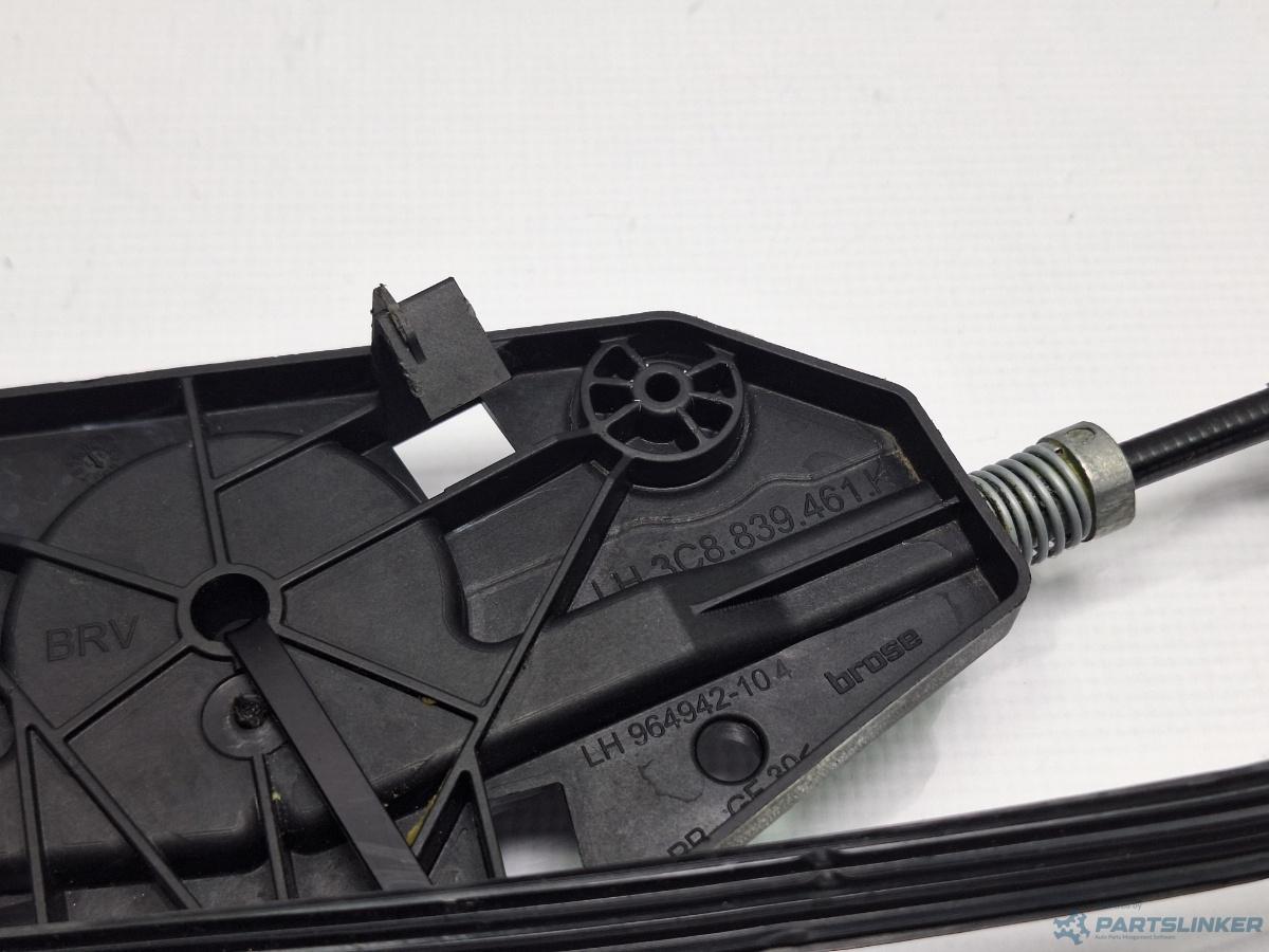 Macara geam stanga spate VOLKSWAGEN PASSAT CC (357) [ 2008 - 2012 ] TDI (CBAB, CFFB) 103KW|140HP OEM 3C8839461K