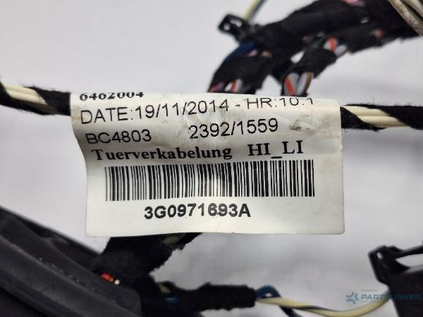 Instalatie electrica usa stanga spate VOLKSWAGEN PASSAT Variant (3G5) [ 2014 - > ] TDI (CRLB, DBGA, DFGA) 110KW|150HP OEM 3G0971693A