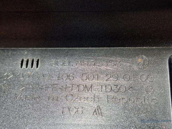 Ornament prag dreapta VOLKSWAGEN PASSAT Variant (3G5) [ 2014 - > ] TDI (CRLB, DBGA, DFGA) 110KW|150HP OEM 3G0853858