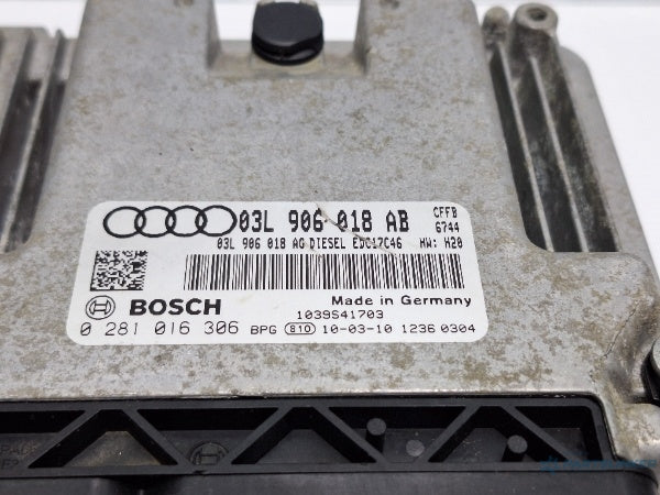 Calculator ECU AUDI A3 II Sportback (8PA) [ 2004 - 2015 ] TDI 16V (BKD, CBAB, CFFB, CLJA) 103KW|140HP BOSCH 0281016306 03L906018AB