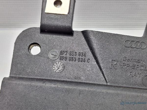 Aparatoare noroi dreapta spate AUDI A3 II Sportback (8PA) [ 2004 - 2015 ] TDI 16V (BKD, CBAB, CFFB, CLJA) 103KW|140HP OEM 8P0853834C