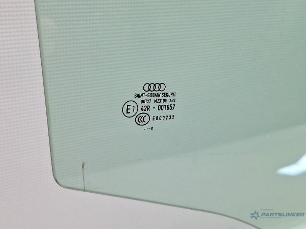 Geam dreapta spate AUDI A3 II Sportback (8PA) [ 2004 - 2015 ] TDI 16V (BKD, CBAB, CFFB, CLJA) 103KW|140HP 8P4845206B , 43R-001057