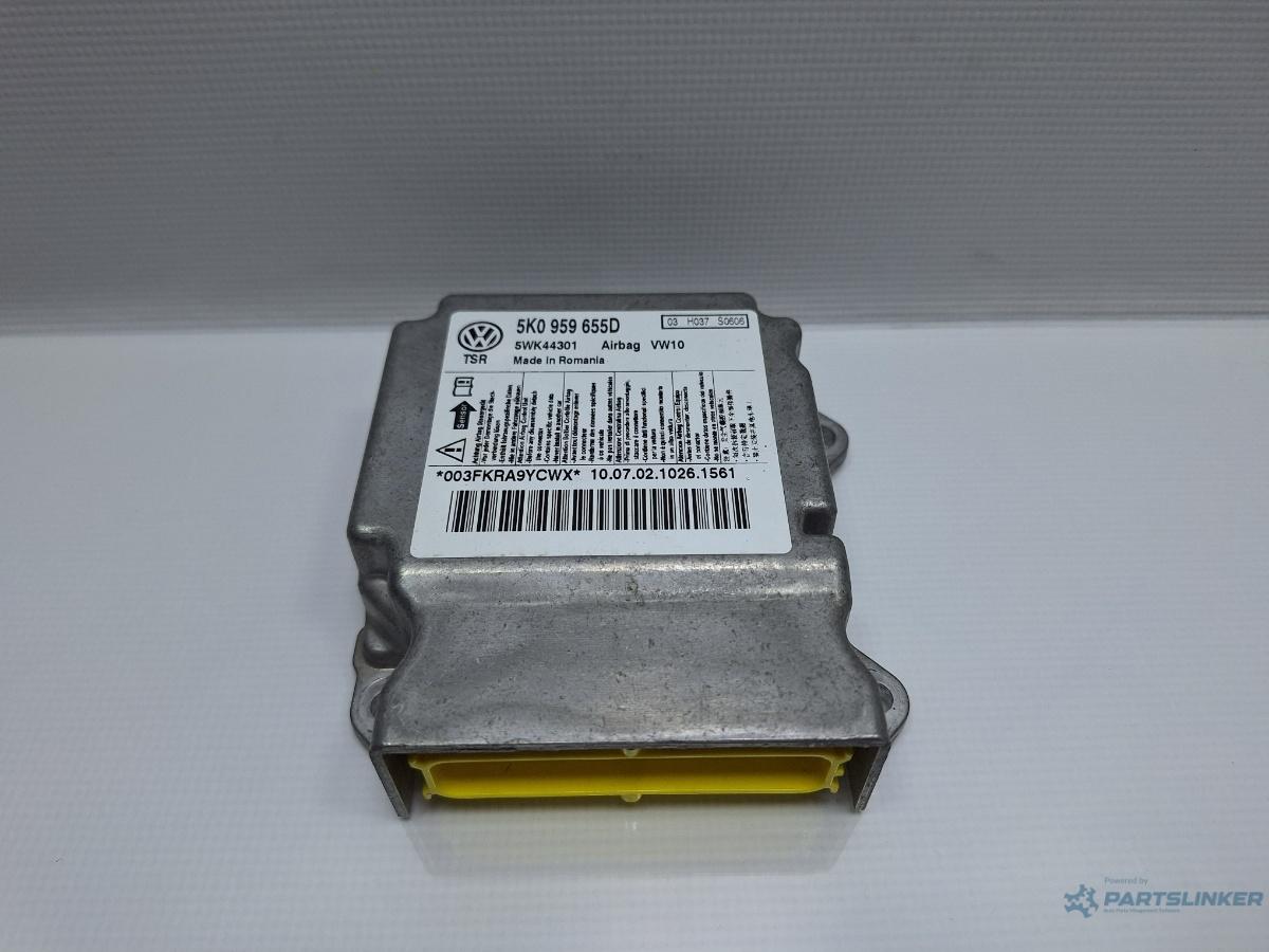 Calculator airbag VOLKSWAGEN GOLF VI Variant (AJ5) [ 2009 - 2013 ] TDI (CAYC) 77KW|105HP OEM 5K0959655D