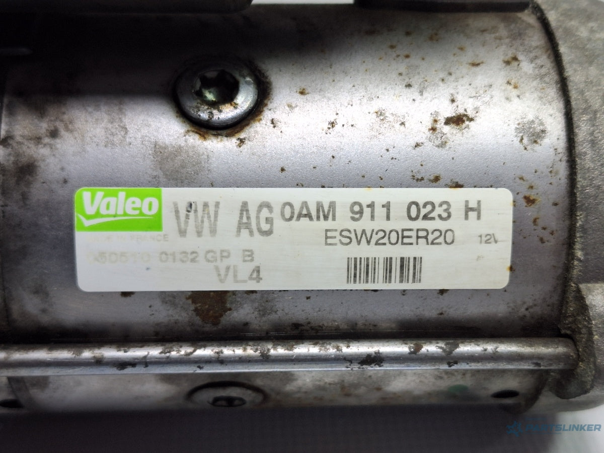 Electromotor VOLKSWAGEN GOLF VI Variant (AJ5) [ 2009 - 2013 ] TDI (CAYC) 77KW|105HP Valeo ESW20ER20 0AM911023H