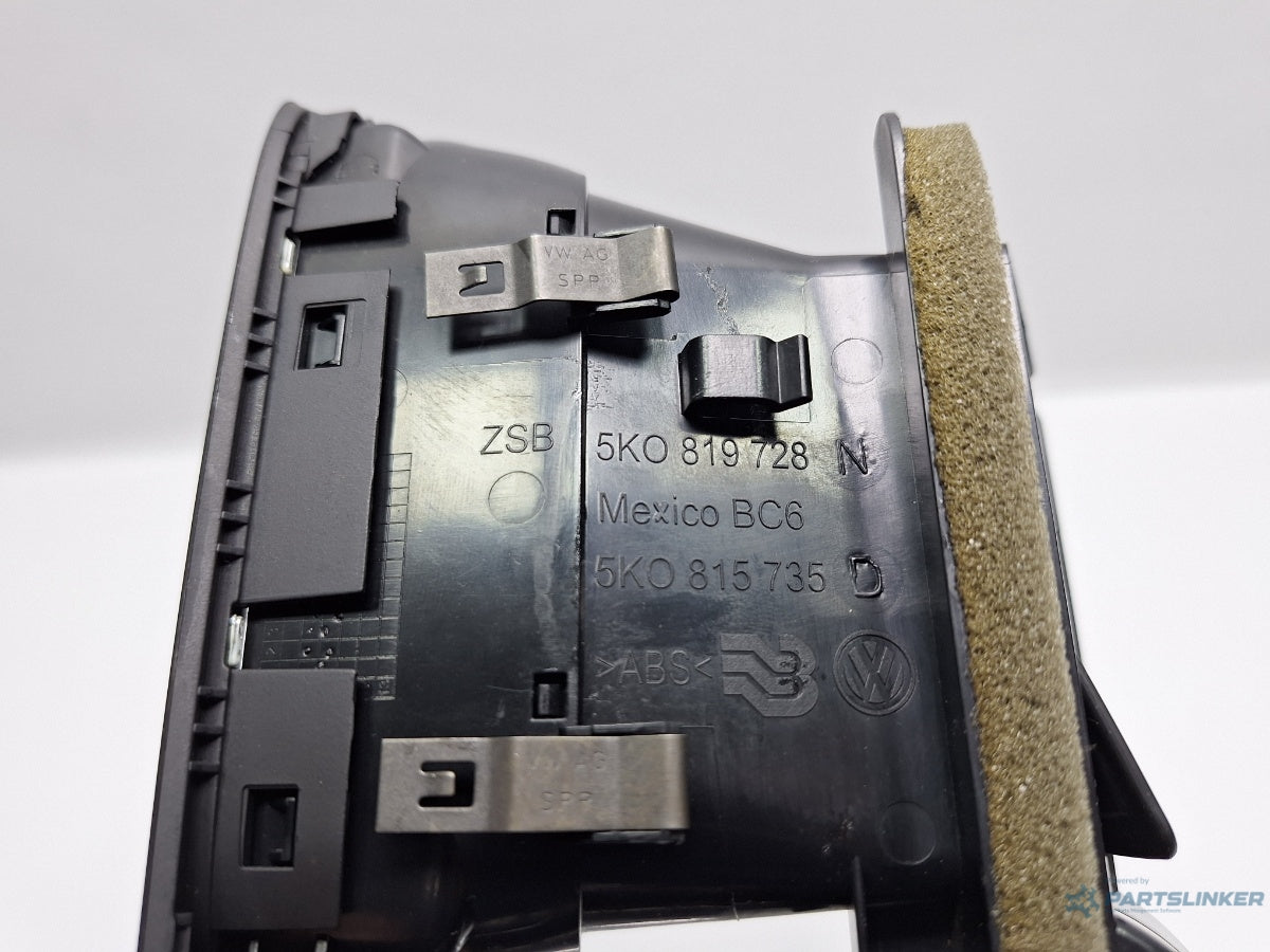 Guri ventilatie VOLKSWAGEN GOLF VI Variant (AJ5) [ 2009 - 2013 ] TDI (CAYC) 77KW|105HP 5K0819728N