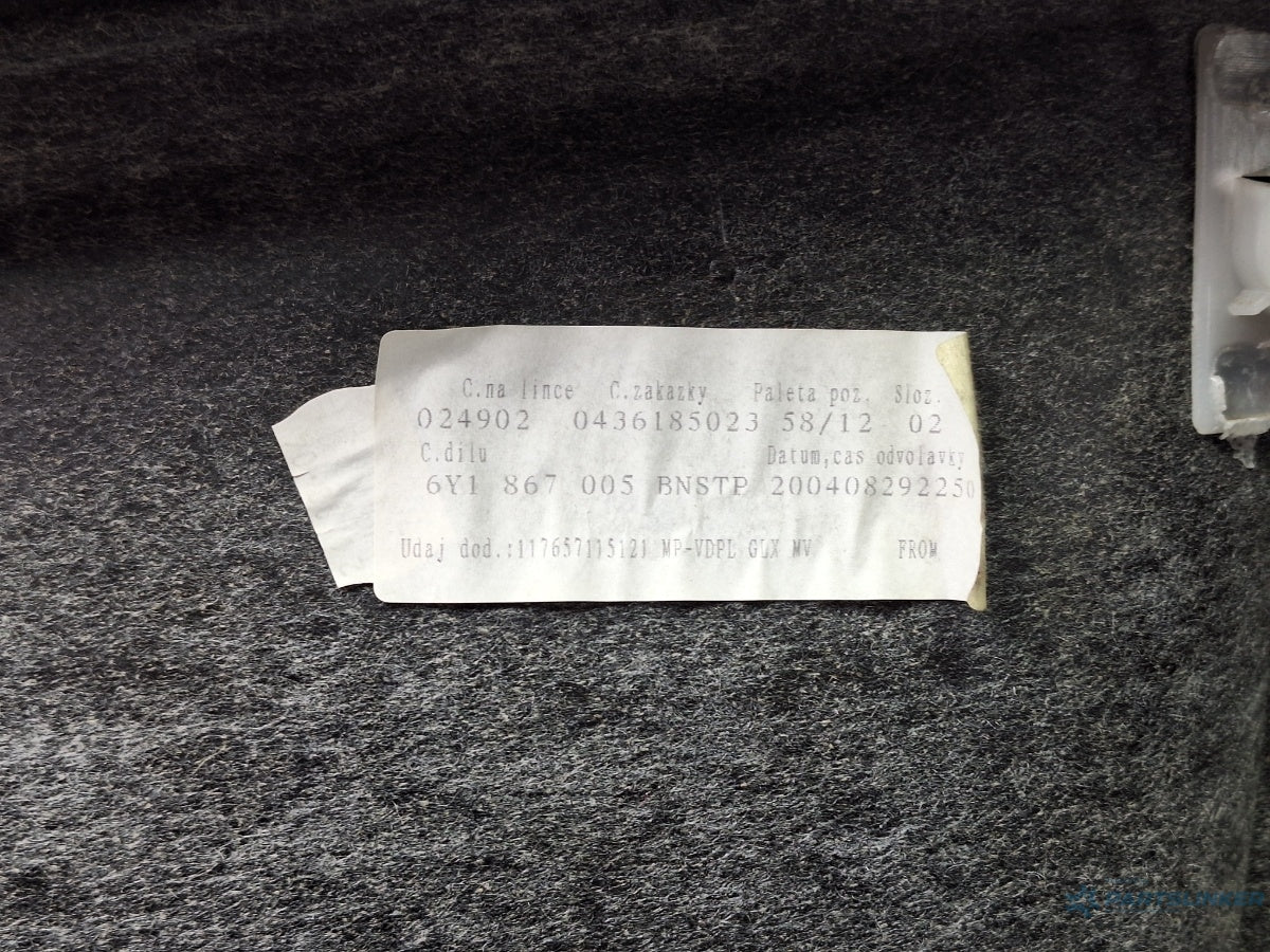 Panou usa stanga fata SKODA FABIA Combi (6Y5) [ 2000 - 2007 ] 1.2 (AZQ, BME) 47KW|64HP 6Y1867005