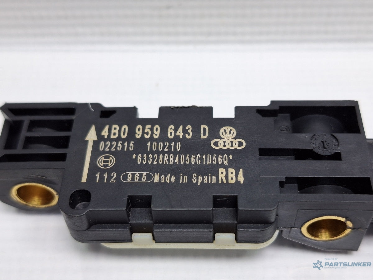 Senzor impact airbag VOLKSWAGEN PASSAT (3B3) [ 2000 - 2005 ] TDI (AVB) 74KW|101HP 4B0959643D