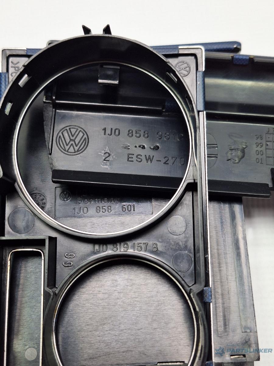 Suport pahare si trimuri bord VOLKSWAGEN GOLF IV (1J1) [ 1997 - 2007 ] TDI (AGR, ALH) 66KW|90HP OEM 1J0858981C , 1J0858601