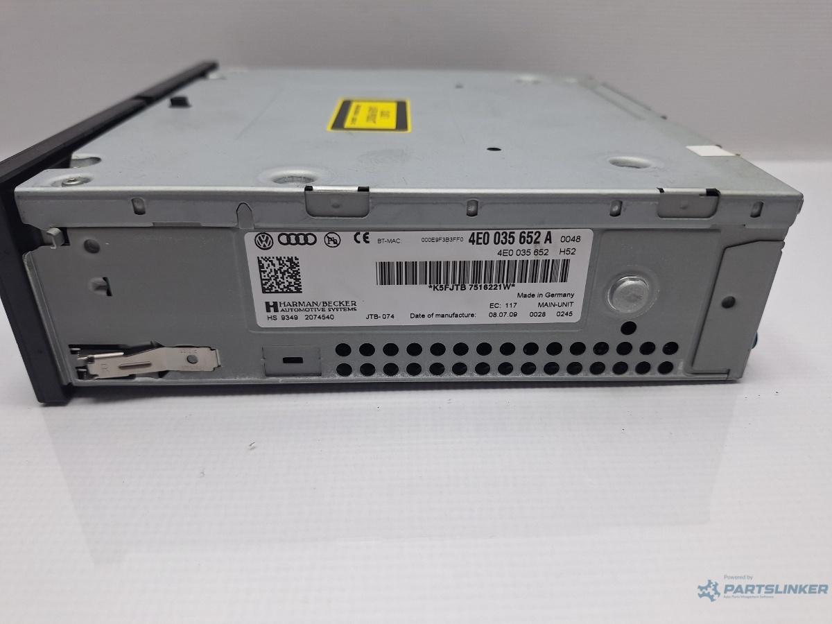Modul multimedia AUDI A6 III Allroad (4FH, C6) [ 2006 - 2011 ] TDI quattro (CANC) 140KW|190HP OEM 4E0035652A , 4E0035652