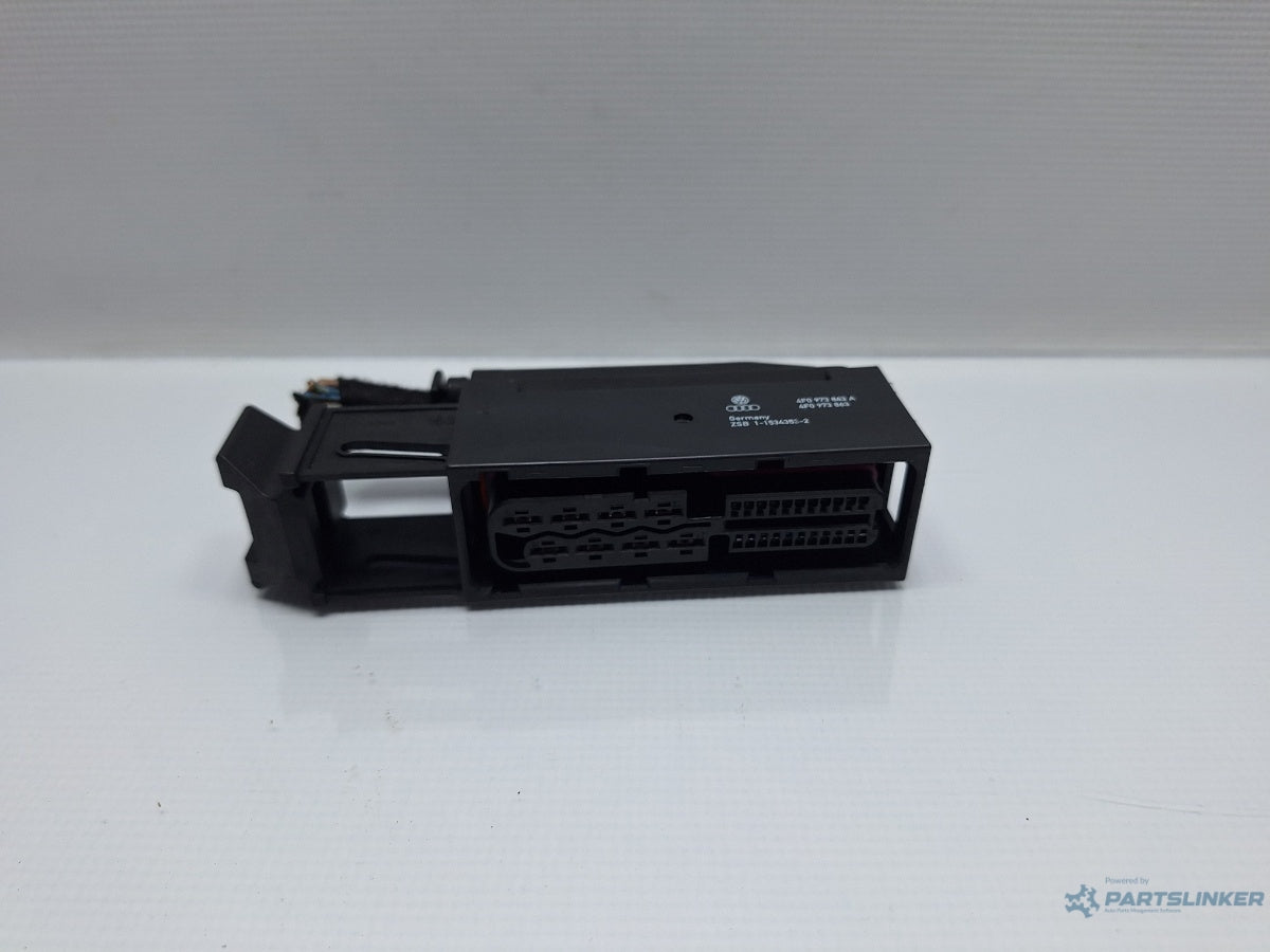 Mufa conector calculator frana mana AUDI A6 III Allroad (4FH, C6) [ 2006 - 2011 ] TDI quattro (CANC) 140KW|190HP 4F0973863A