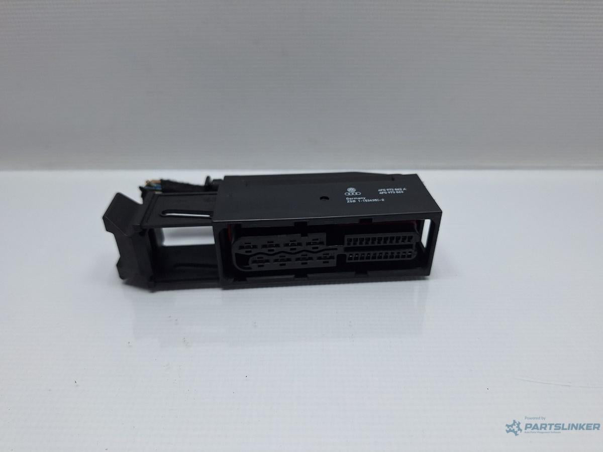 Mufa conector calculator frana mana AUDI A6 III Allroad (4FH, C6) [ 2006 - 2011 ] TDI quattro (CANC) 140KW|190HP OEM 4F0973863A