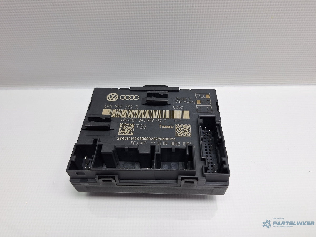 Modul usa dreapta fata AUDI A6 III Allroad (4FH, C6) [ 2006 - 2011 ] TDI quattro (CANC) 140KW|190HP 4F0959792R