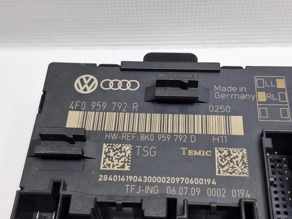 Modul usa dreapta fata AUDI A6 III Allroad (4FH, C6) [ 2006 - 2011 ] TDI quattro (CANC) 140KW|190HP OEM 4F0959792R