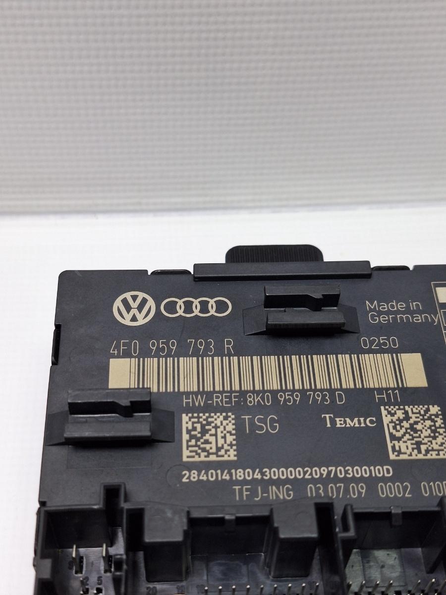 Modul usa stanga fata AUDI A6 III Allroad (4FH, C6) [ 2006 - 2011 ] TDI quattro (CANC) 140KW|190HP OEM 4F0959793R , 8K0959793D