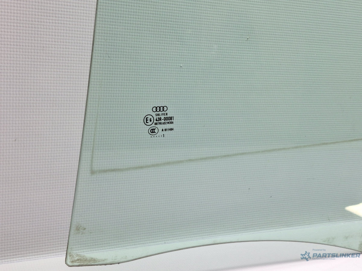 Geam usa stanga spate AUDI A6 III Allroad (4FH, C6) [ 2006 - 2011 ] TDI quattro (CANC) 140KW|190HP 43R-00081 , 4F9845205