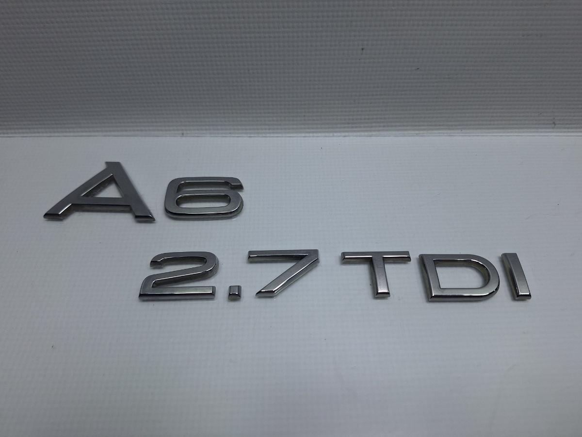 Logo haion AUDI A6 III Allroad (4FH, C6) [ 2006 - 2011 ] TDI quattro (CANC) 140KW|190HP OEM 8H0853737