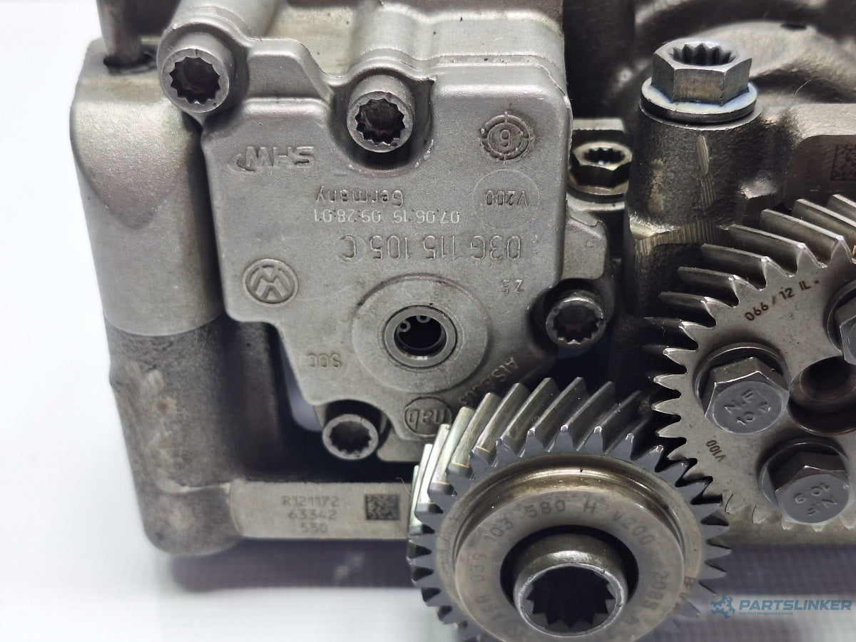 Pompa de ulei cu balansieri pe pinioane AUDI Q5 (8RB) [ 2008 - > ] TDI quattro (CAHA, CGLB, CMGA) 125KW|170HP 03L103537 , 03G115105C