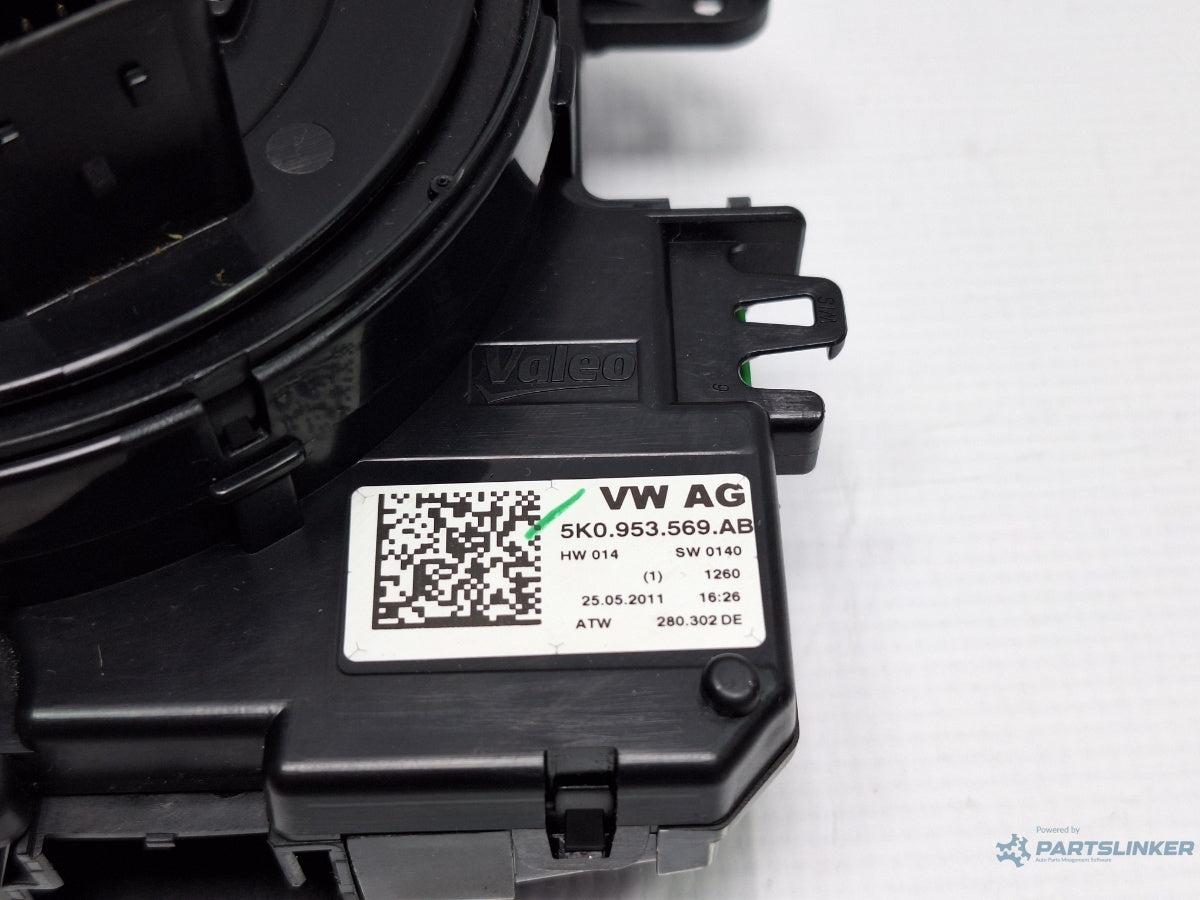 Spirala airbag defecta VOLKSWAGEN PASSAT (362) [ 2010 - 2014 ] TDI (CFFB) 103KW|140HP 5K0953569AB