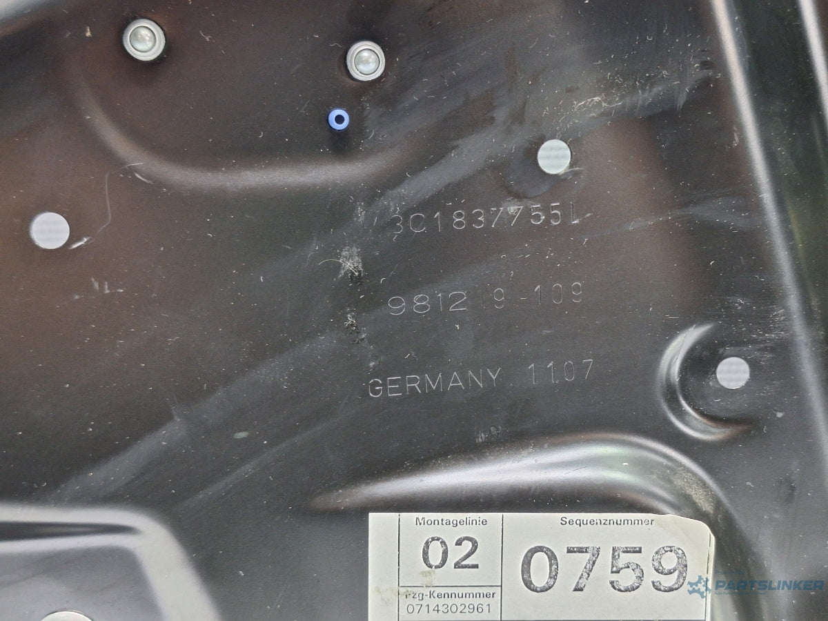 Macara geam stanga fata VOLKSWAGEN PASSAT Variant 3C5 2005 - 2011 TDI BMP  3C1837755L