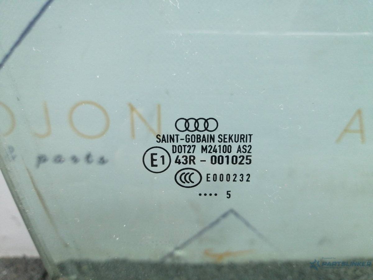 Geam dreapta fata AUDI A3 II Sportback 8PA 2004 - 2015 TDI BKC, BLS, BXE