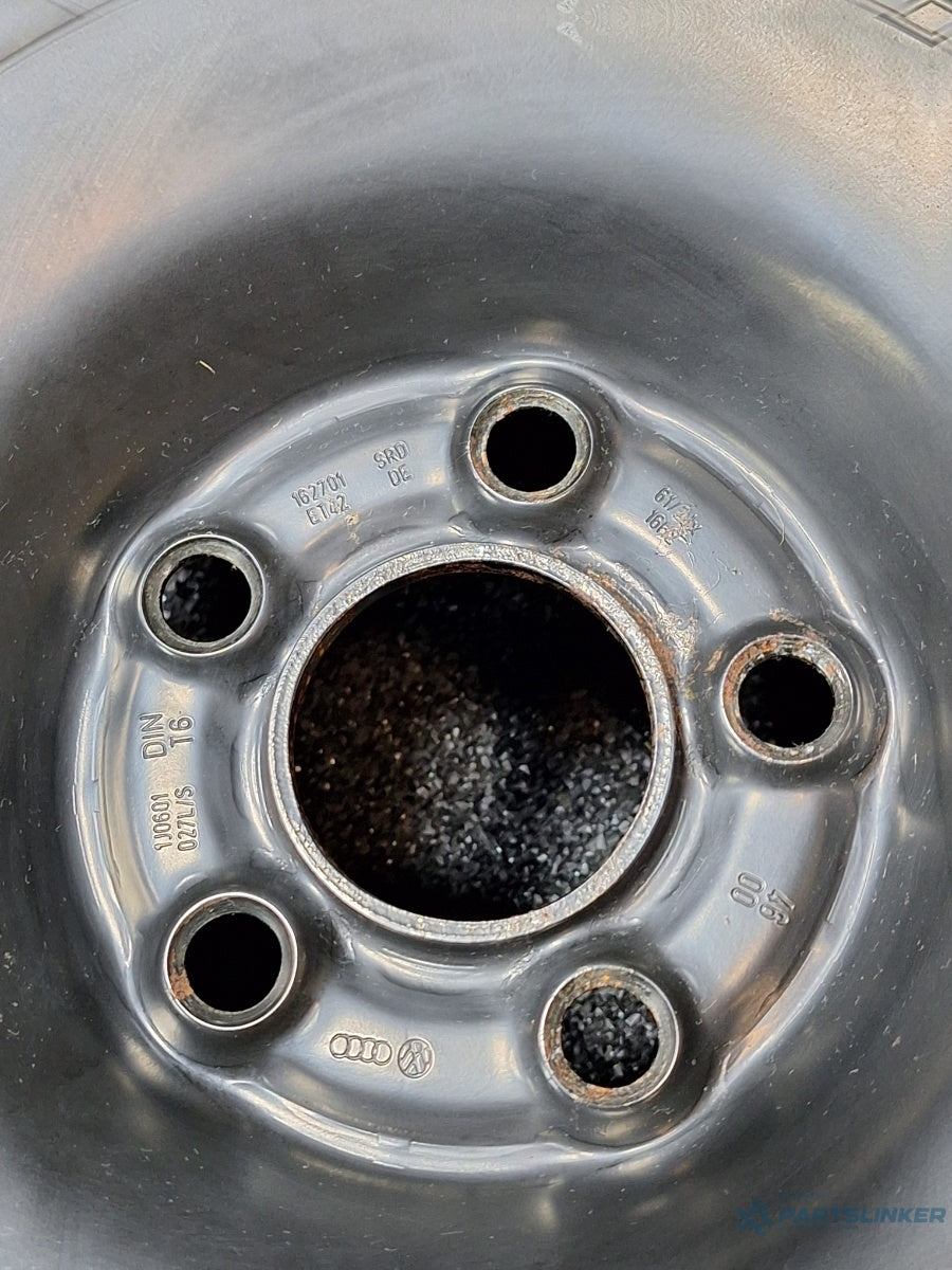 Roata de rezerva 5x100 VOLKSWAGEN GOLF IV 1J1 1997 - 2007 TDI ATD, AXR 1J0601027L/S , 6 1/2Jx16H2 ET42