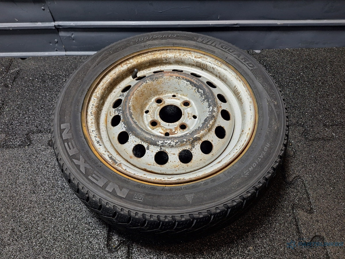 Roata otel R14 4x100 VOLKSWAGEN CADDY II Box 9K9A 1995 - 2004 5 1/2J14H2A ET35 6K9601027A/B