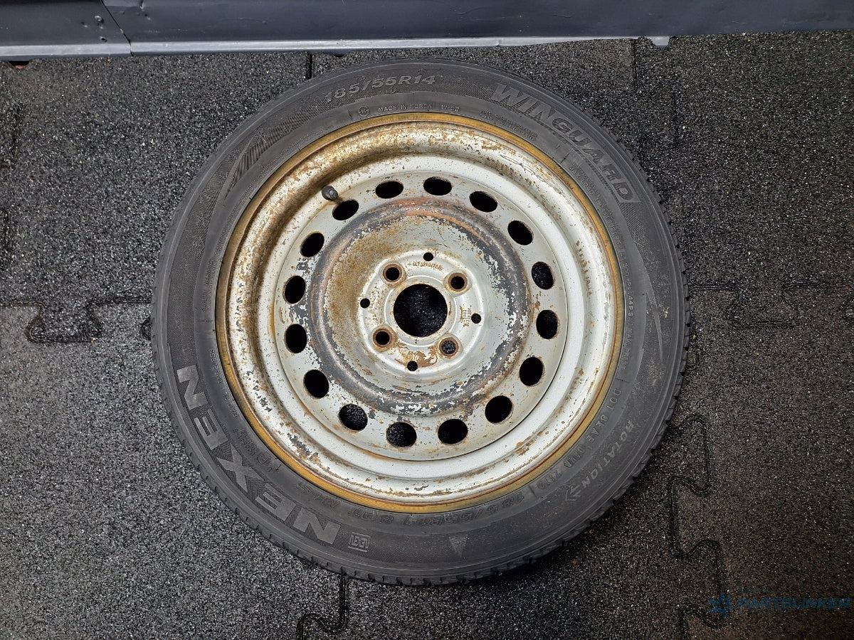 Roata otel R14 4x100 VOLKSWAGEN CADDY II Box 9K9A 1995 - 2004 5 1/2J14H2A ET35 6K9601027A/B