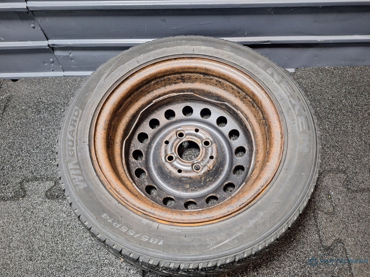 Roata otel R14 4x100 VOLKSWAGEN CADDY II Box 9K9A 1995 - 2004 5 1/2J14H2A ET35 6K9601027A/B