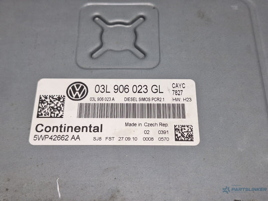 Calculator ECU motor VOLKSWAGEN PASSAT Variant 3C5 2005 - 2011 TDI CAYC Continental 5WP42662AA 03L906023GL ,  HW: 23