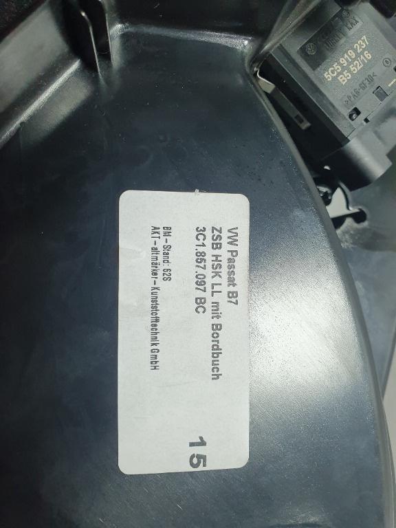 Torpedou VOLKSWAGEN PASSAT Variant 365 2010 - 2014 TDI CFFB 3C1857097BC