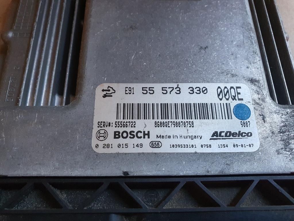 Calculator ECU OPEL INSIGNIA G09 2008 - 2017 2.0 CDTI 4x4 A 20 DTH BOSCH 0281015149  55573330