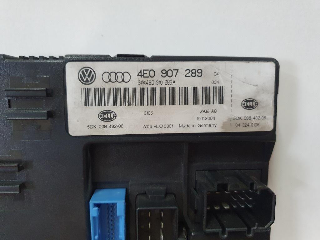 Calculator confort AUDI A8 II 4E2, 4E8 2002 - 2010 HELLA 5DK008432-06 4E0907289   4E0910289A