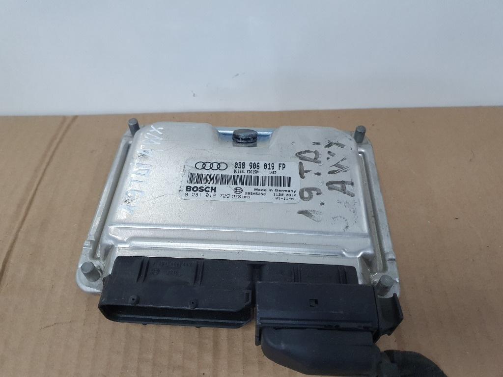 Calculator ECU motor AUDI A4 II 8E2, B6 2000 - 2005 1.9 TDI AVF, AWX BOSCH 0281010729   038906019FP  0 281 010 729