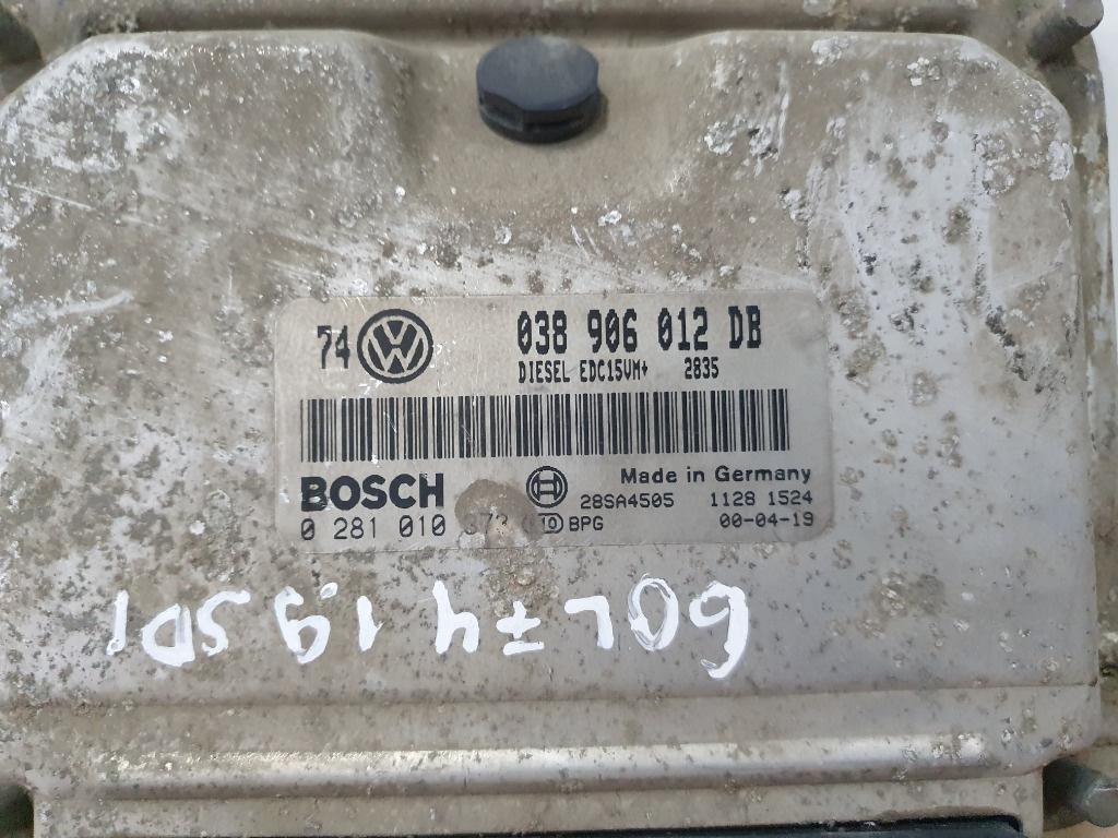 Calculator ECU motor VOLKSWAGEN GOLF IV 1J1 1997 - 2007 1.9 SDI AGP, AQM BOSCH 0281010373  038906012DB