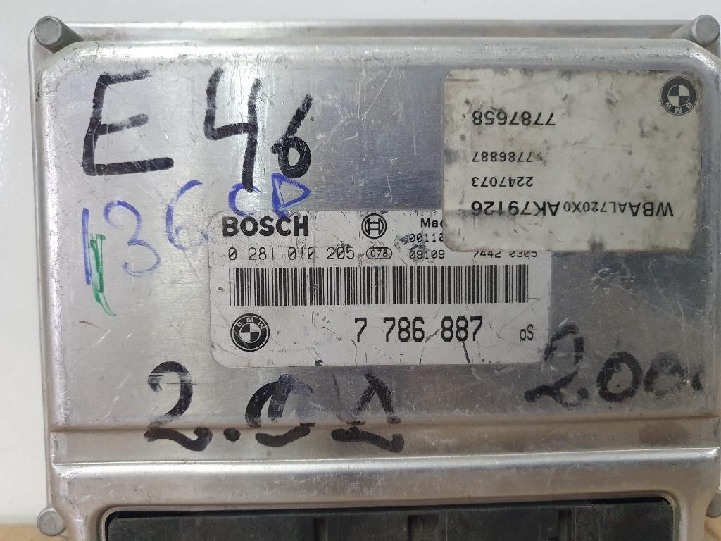 Calculator ECU motor BMW 3 IV E46 1998 - 2005 2.0 320 d M47 D20 (204D1) BOSCH 0281010205  7786887