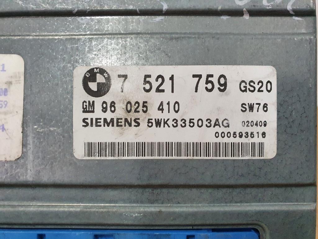 Calculator cutie viteza automata  BMW X5 E53 2000 - 2007 3.0 d M57 D30 (306D2) SIEMENS 5WK33503AG  7521759